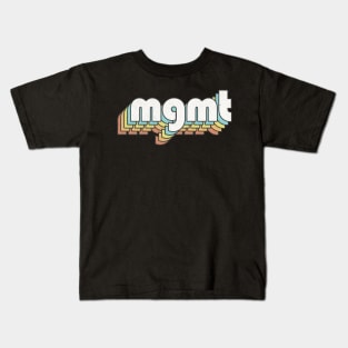 Retro Mgmt Kids T-Shirt